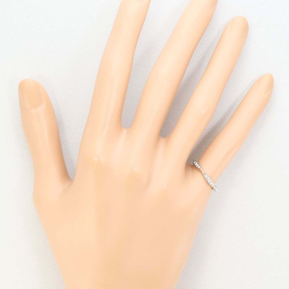 Chanel Authentic Silver Diamond Ring - image 7